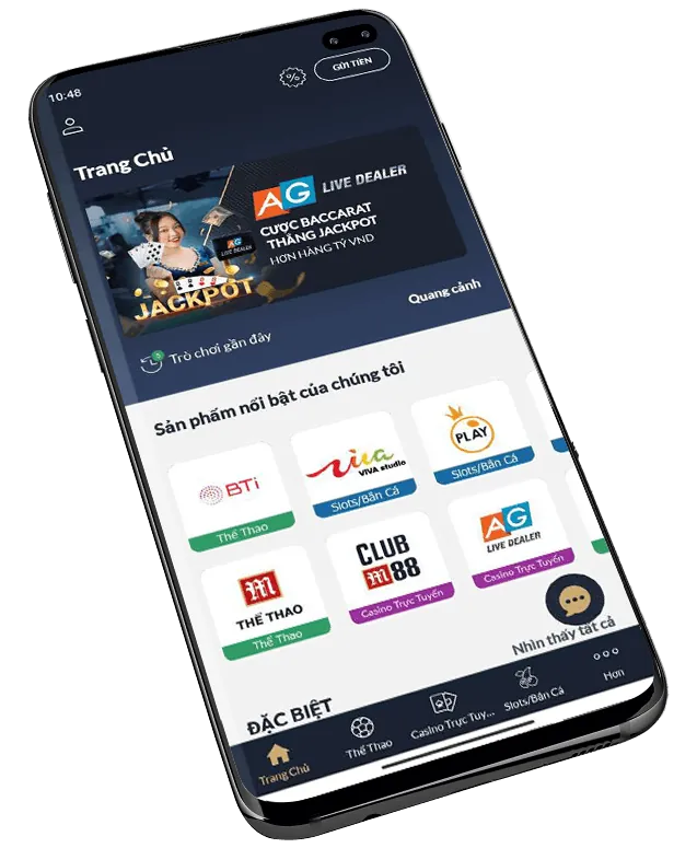 Điện thoại hiển thị ứng dụng bigbet88 app