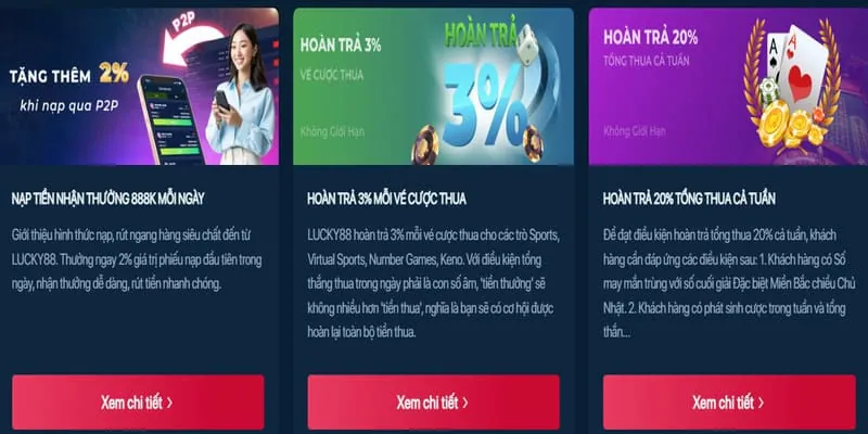 Thưởng nạp lại Bigbet88